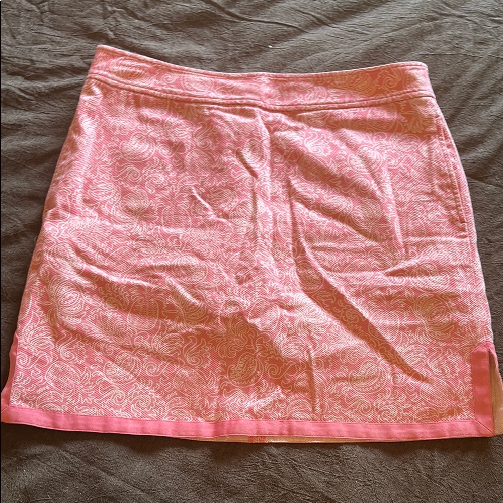 Vineyard Vines Pink Paisley Skort